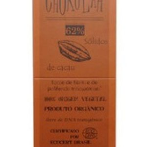 Chocolate Amargo Orgânico 62% Cacau - Contém 10 unidades de 80g - Chokolah-0