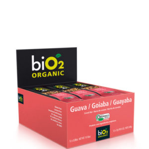 Barra de Cereal Orgânica de Goiaba - Display com 12 barrinhas de 25g- Bio2 Organic-0