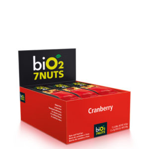 Bio7Nuts Cranberry - Contém 12 unidades de 25g -Bio2 Organic-0