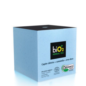 Chá de Capim Cidreira com Camomila e Erva Doce Nacional Orgânico - Contém 13 saches de 1,5g - Bio2 Organic-0