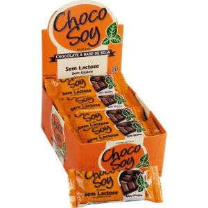 Chocolate de Soja Choco Soy Tradicional - Display com 20 unidades de 25g - Olvebra -0