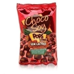 Chocolate de Soja Choco Soy Pops Zero - Display com 20 unidades de 40g - Olvebra -0