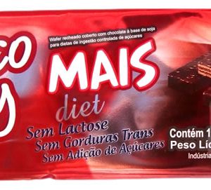 Choco Soy Mais Sem Lactose Diet  - Contém 10 unidades de 0,62g - Olvebra -0