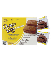Choco Soy Crispies - Cartucho com 02 unidades de 23g - Olvebra -0