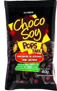 Choco Soy Pops Dark - Display com 20 unidades de 40g - Olvebra-0