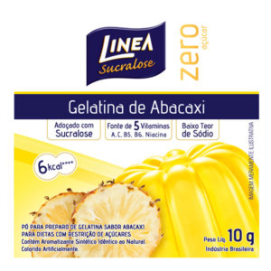 Gelatina de Abacaxi Zero 10g - Linea-0