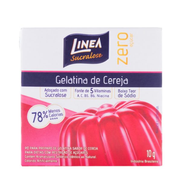 Gelatina de Cereja Zero Açúcar 10g - Linea-0