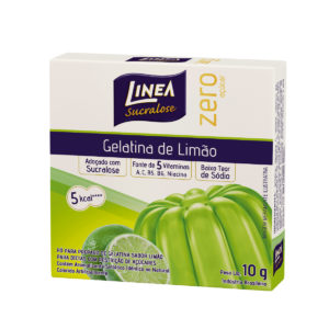 Gelatina de Limão Zero Açúcar 10g - Linea-0