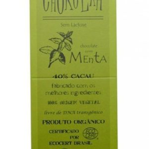 Chocolate Orgânico Menta - Display de 10 unidades de 80g - Chokolah -0