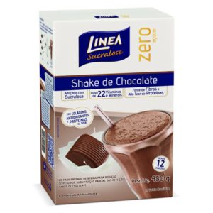 Shake de Chocolate Zero Açúcar 450g - Linea-0