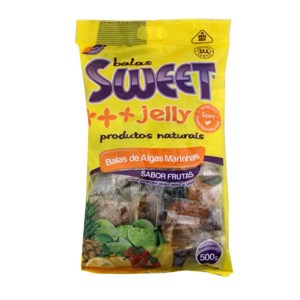 Bala de Algas Marinhas Sabor Frutas 500g - Sweet Jelly-0