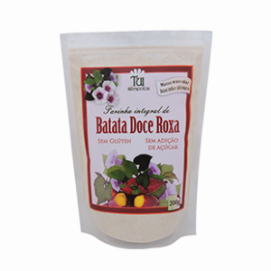 Farinha de Batata Doce Roxa 200g - Tui Alimentos-0