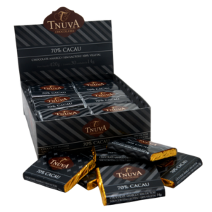 Tabletinho de Chocolate Amargo 70% Cacau - Contém 30 unidades de 14g Peso Liq. 420g - Tnuva-0