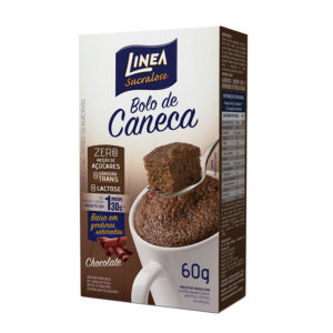 Bolo de Caneca Sabor Chocolate Zero 60g - Linea Sucralose-0