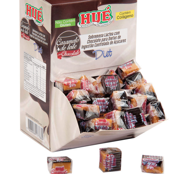 Caramelo de Leite com Chocolate Diet 700g - Hué-0