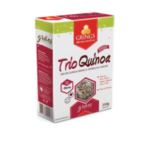 Trio Quinoa (Mix de Quinoa Branca, Vermelha e Negra) Sem Glúten 200g - Grings-0
