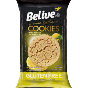 Cookie Sabor Limão Siciliano Sem Glúten - Contém 10 unidades de 34g - Belive -0