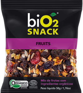 Mix de Frutas e Sementes - Contém 6 unidades de 50g - Bio2 Organic-0