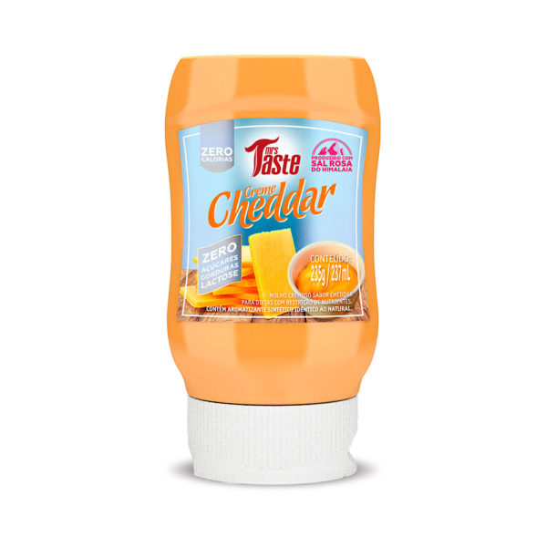 Molho Cremoso Sabor Cheddar Zero Açúcar Zero Lactose 235g - Mrs Taste-0