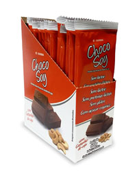 Chocolate à Base de Soja Com Castanha-de-Caju - Contém 15 unidades de 40g - Olvebra-0