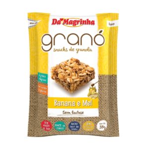 Snack de Granola Sabor Banana e Mel 35g - Da Magrinha-0