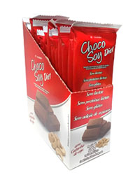 Chocolate à Base de Soja Com Castanha-de-Caju Diet - Contém 15 unidades de 40g - Olvebra-0