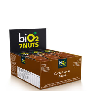 Bio7Nuts Cacau - Contém 12 unidades de 25g - Bio2 Organic-0