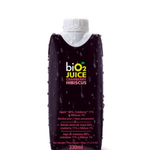 Suco Orgânico Juice Cranberry e Hibiscus 330ml - Bio2 Organic-0