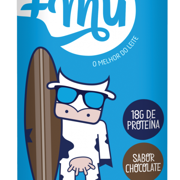 (+Mu Tradicional) Proteína Concentrada do Soro do Leite Sabor Chocolate 450g - MaisMu-0